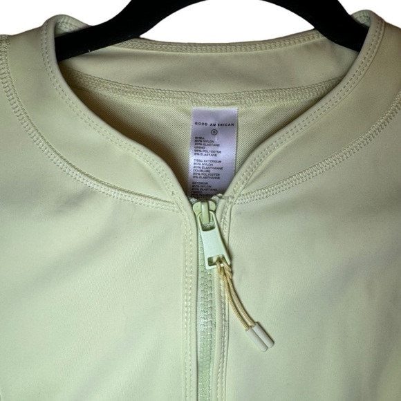 NWT GOOD AMERICAN- Scuba Rash Guard Swimsuit - Picture 4 of 7